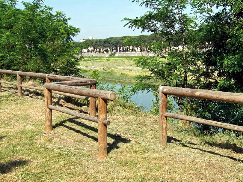 art.504/c staccionata tirolo per parchi e giardini da Marinelli